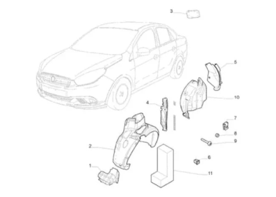 BARRERO TRASERO DERECHO Fiat